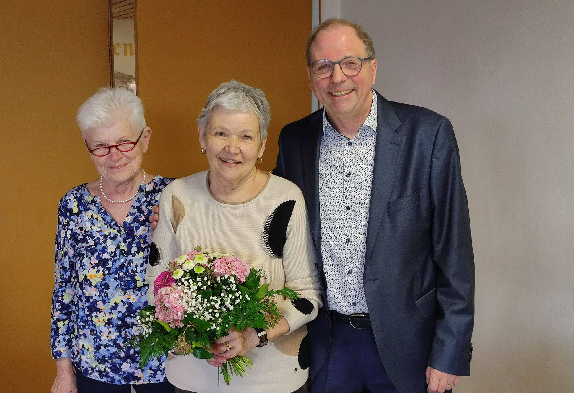 Seniorenverein Heimertingen - Martha mit Heidrun und Wolfgang