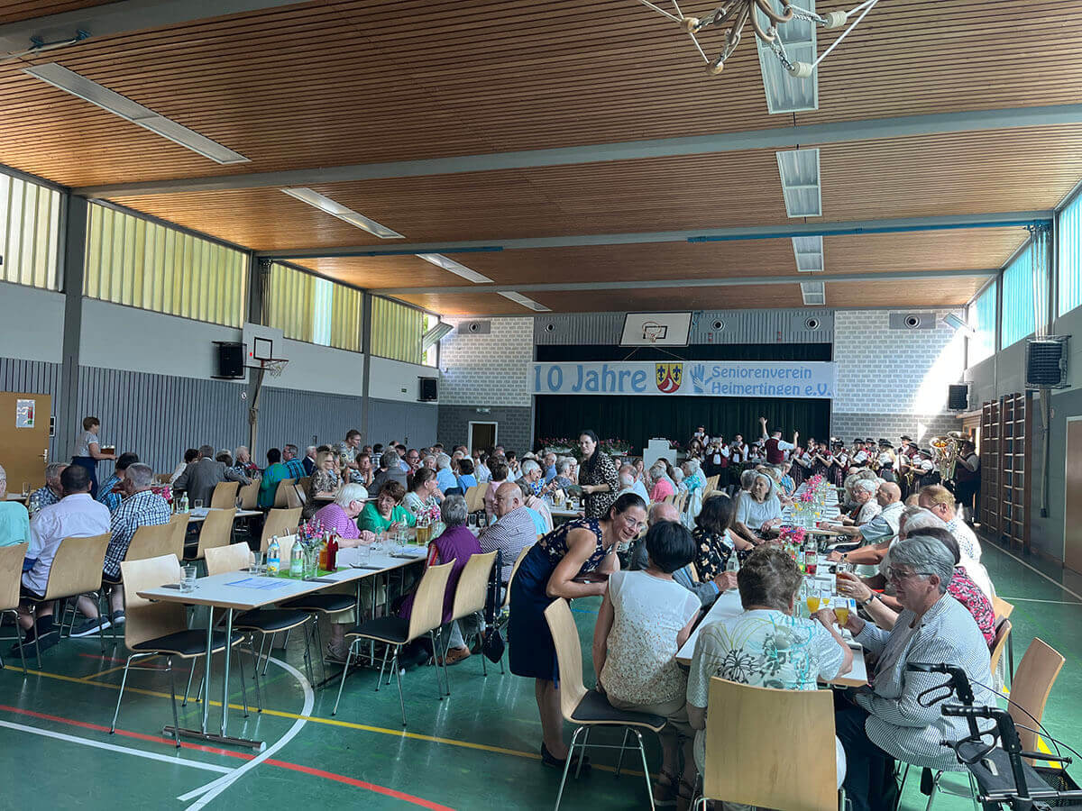 Seniorenverein Heimertingen - Turnhalle Heimertingen 10 Jahresfeier Seniorenverein Heimertingen - Turnhalle Heimertingen 10 Jahresfeier